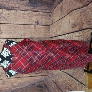 NWOT Place Mommy / Adult Red Plaid Dress